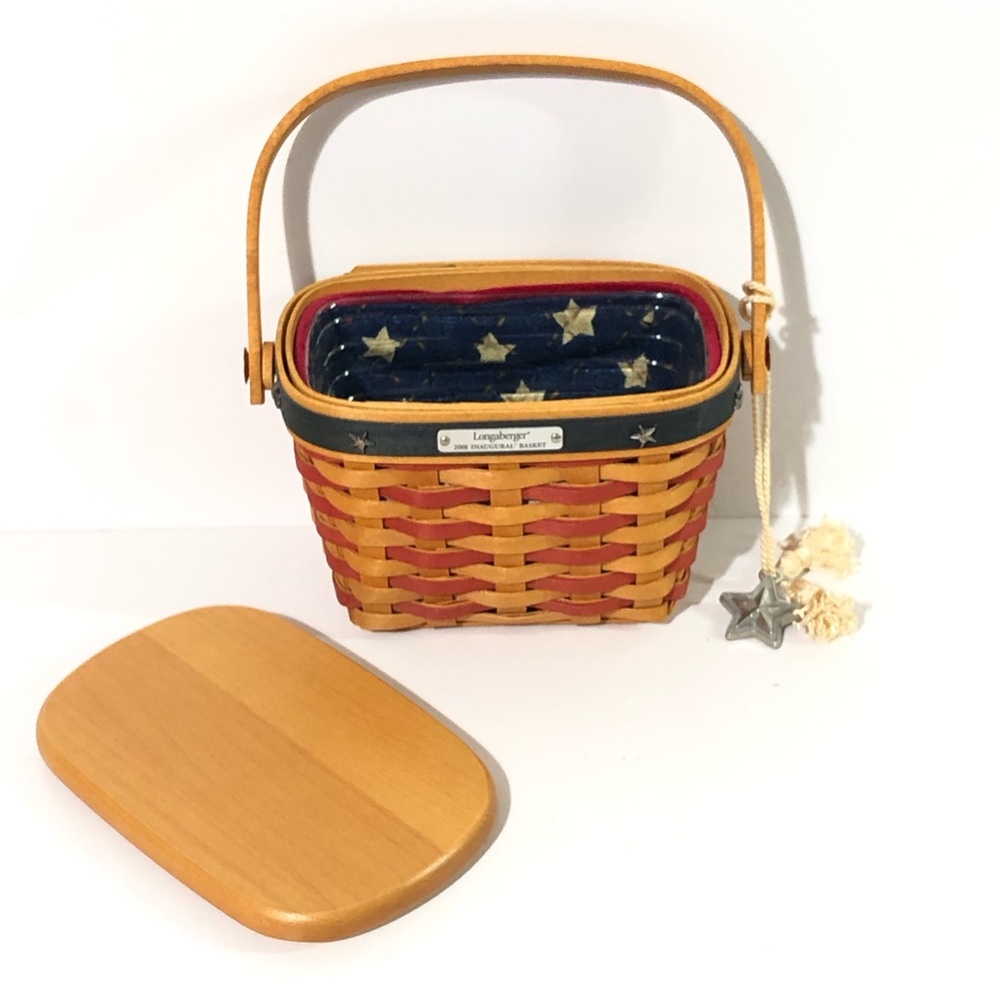Longaberger 2001 Inaugural Basket with Lid